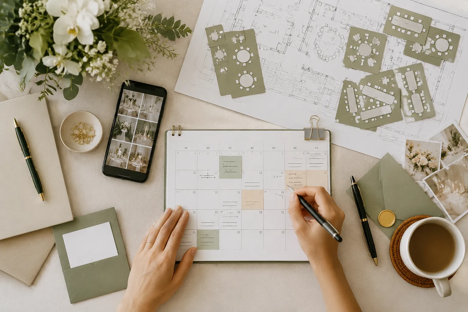 Detailed Singapore wedding schedule with venue address, meeting point and arrival time